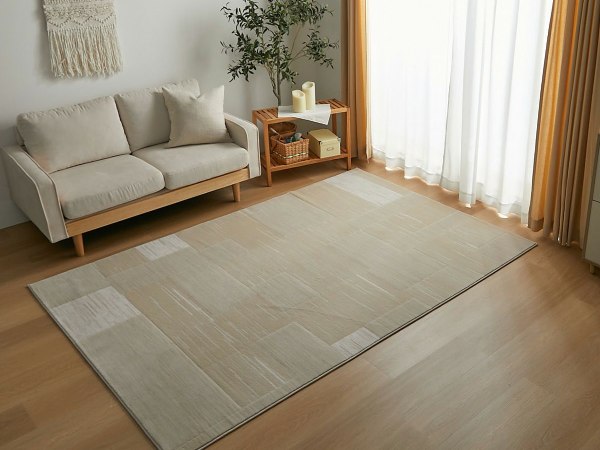 猫が舐めても安心な高撥水のウィルトン織ラグとナチュラルインテリア