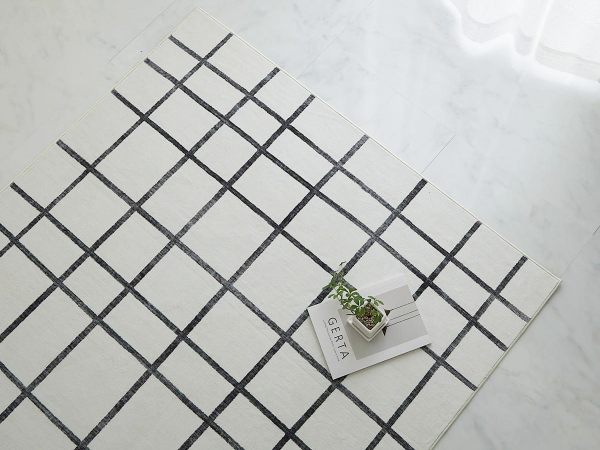 ホットカーペット対応可能の韓国インテリア風ラグ