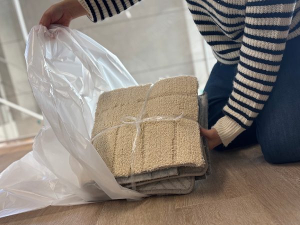 不要になったラグを普通ゴミで出す