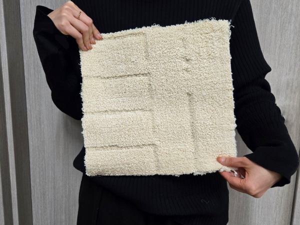 普通ゴミに出せる30cm×30㎝のラグのサイズ