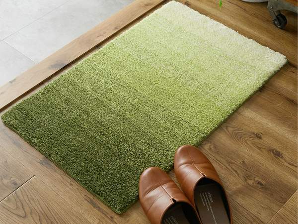 滑り止めがしっかり付いたズレない玄関マット「アズール」