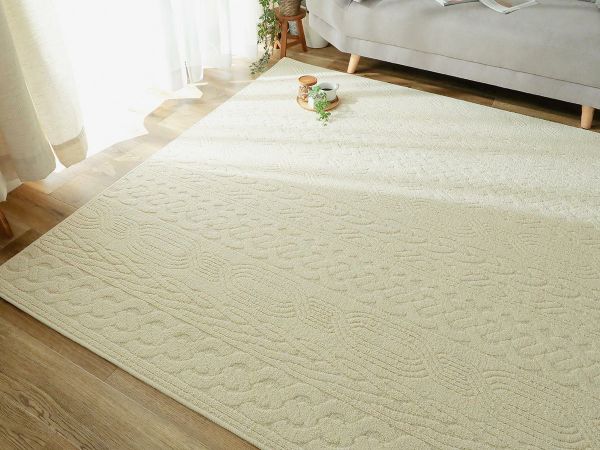 アレルギーに最適な、防ダニ、エアークリーン加工の付いたカーペット「レオル」