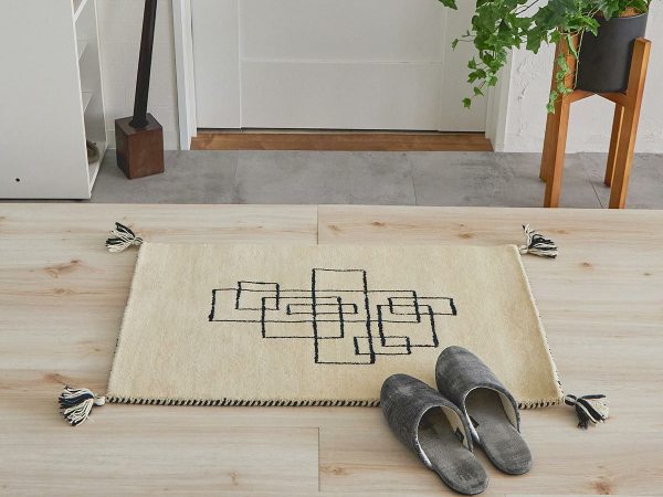 ナチュラルインテリアと玄関マット