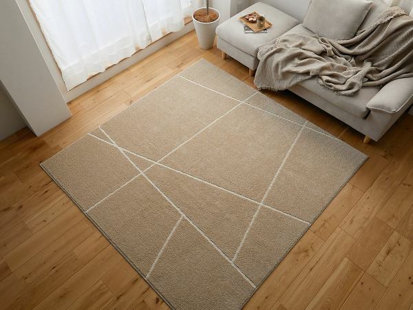 アレルギーにも心強いカーペット「ポッシュ2　ライン」