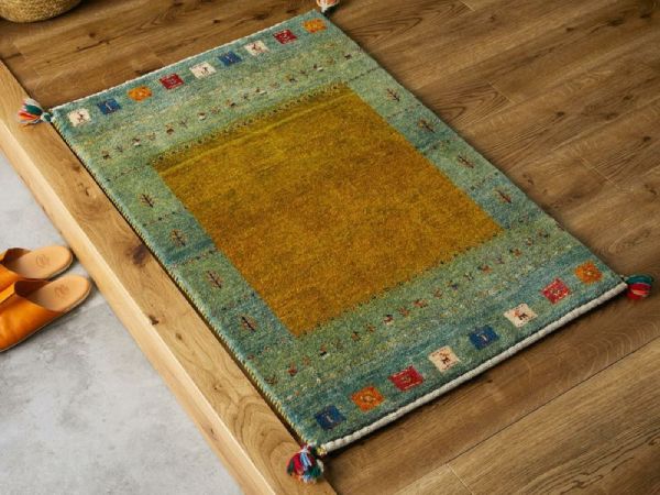 自然モチーフのギャッベ「B-22532」