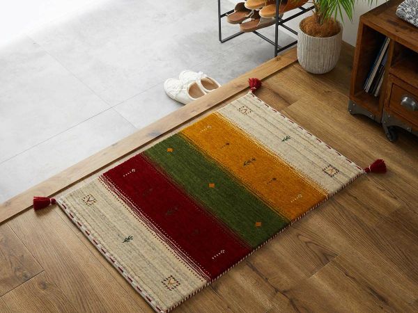 ギャッベの玄関マット