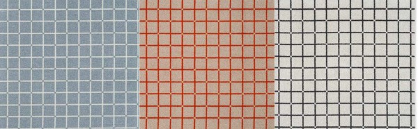 洗える北欧カラーの格子状ラグオテロ