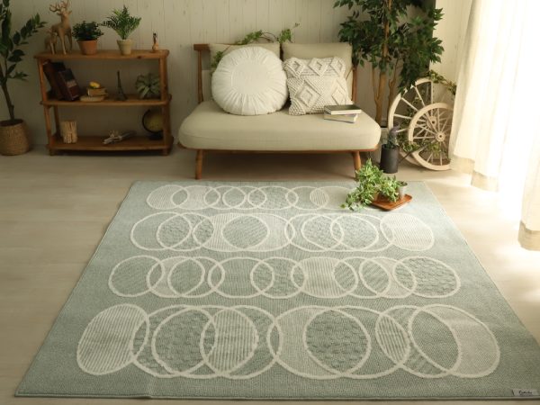 洗濯できる北欧スタイルカーペット