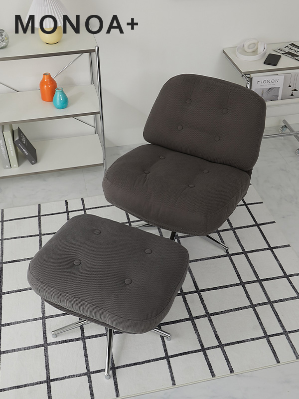 一人掛けソファ  レジャリー ダークグレー イメージ