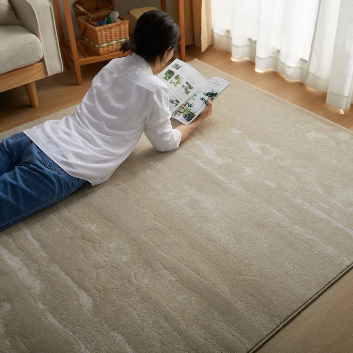 寝転んでいる様子