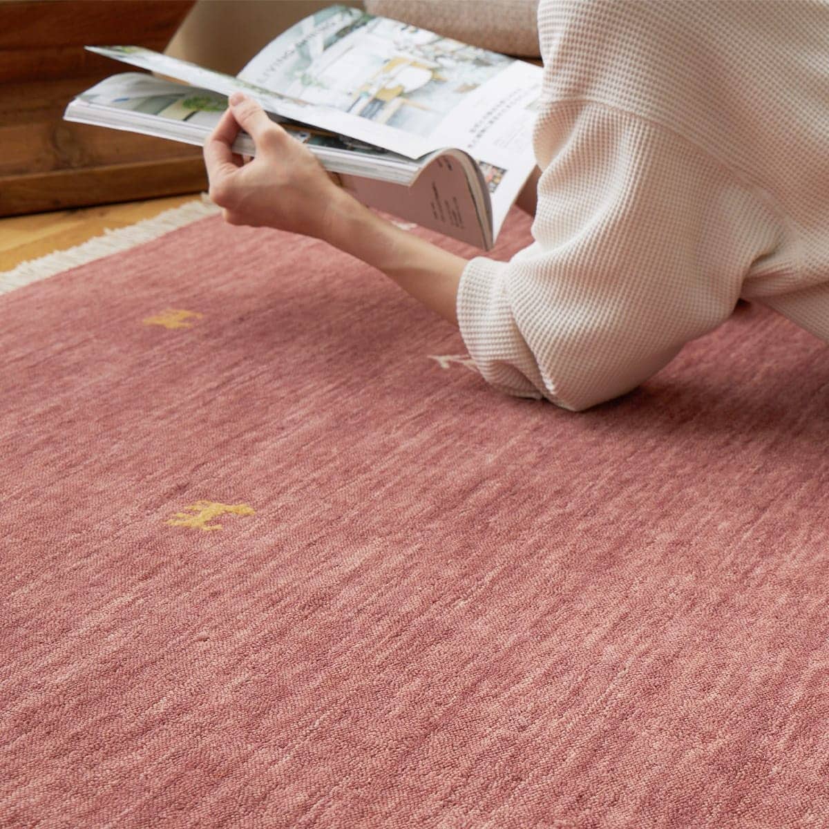 寝転んでいる様子