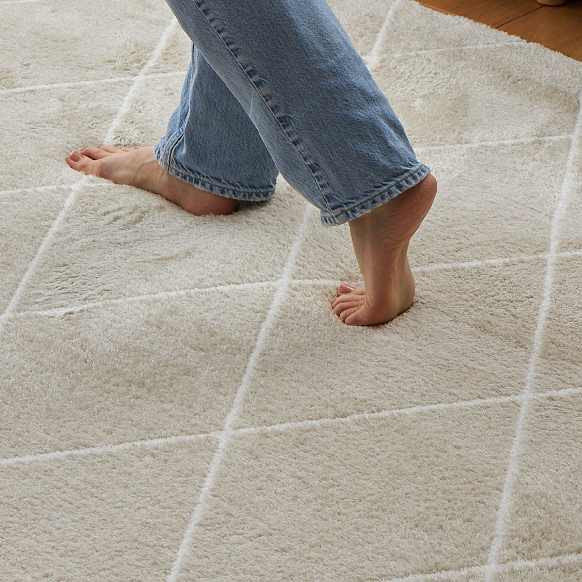 踏んでいる様子