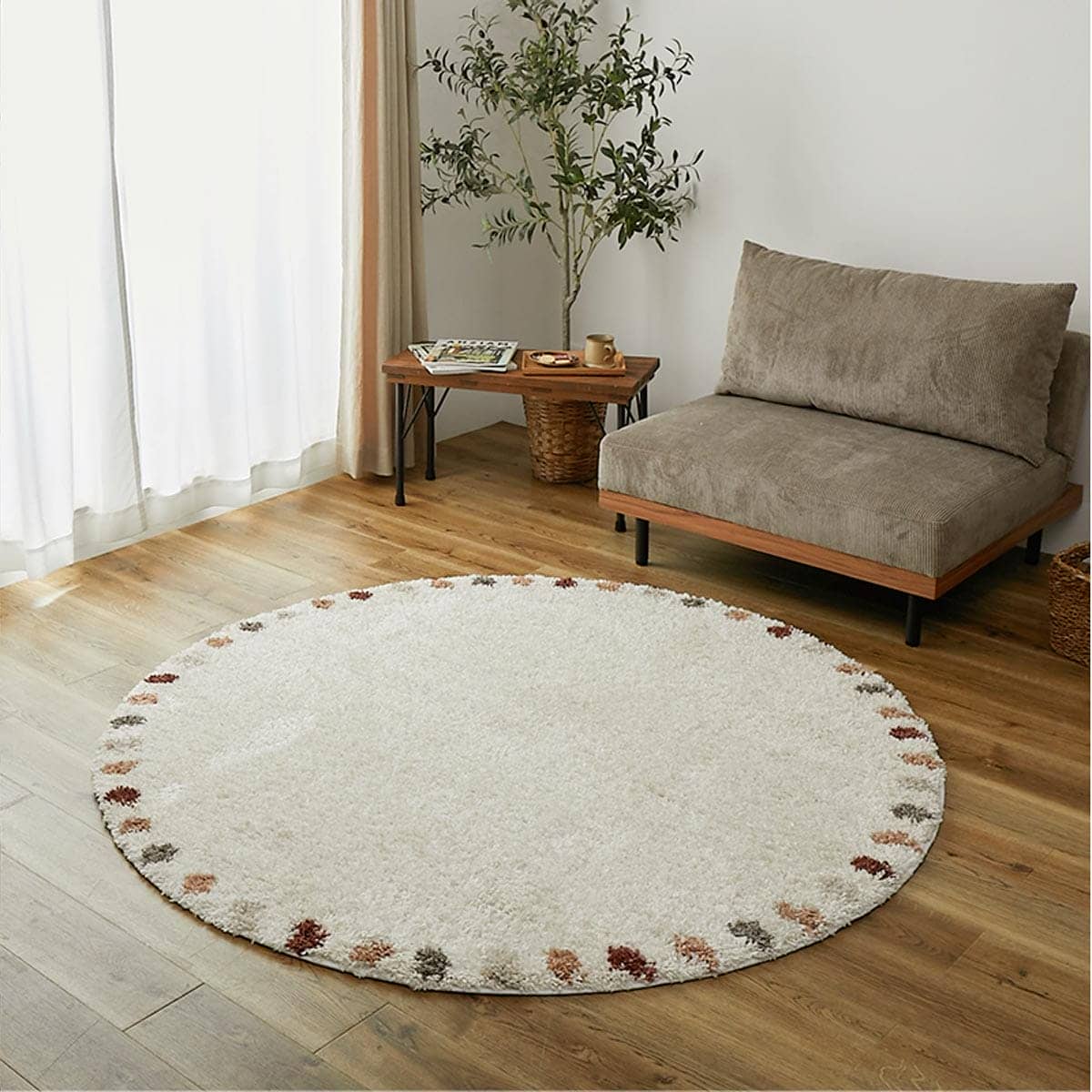 ふわふわシャギーのアップ画像