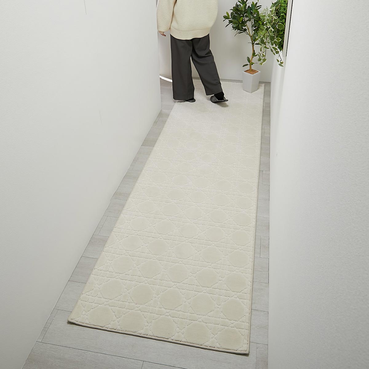 斜めから見た様子