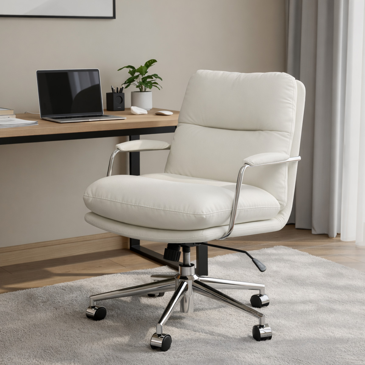 ナチュラルインテリアに合わせている様子