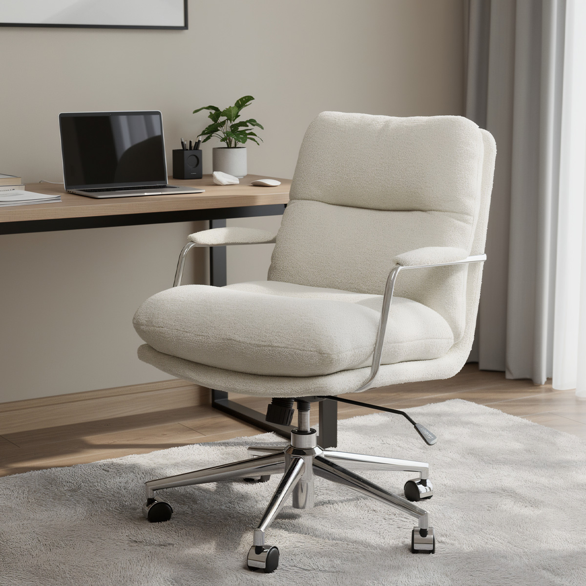 ナチュラルインテリアに合わせている様子