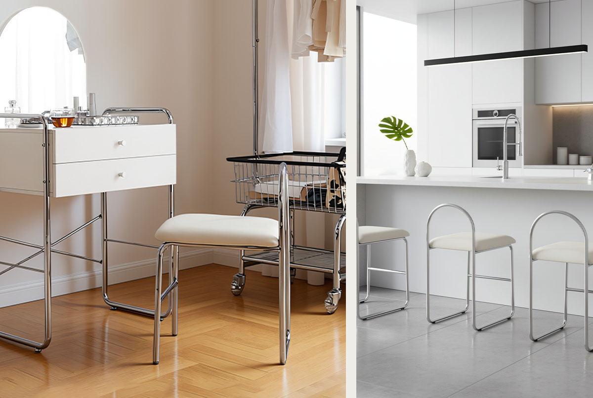 いろいろなスタイルに合わせている様子