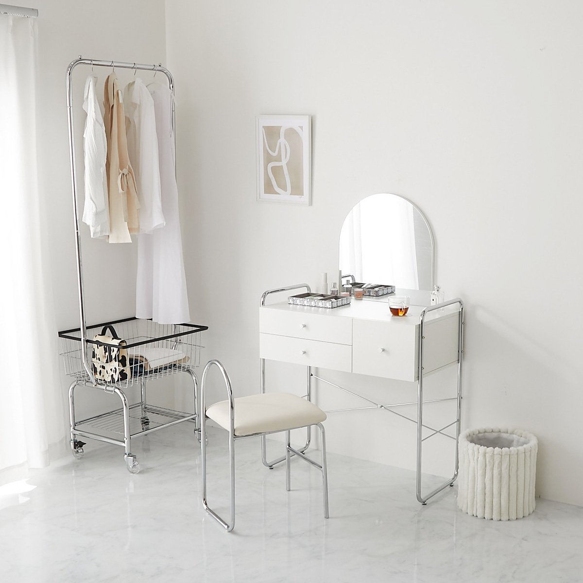 ホワイトインテリアに合わせたイメージ