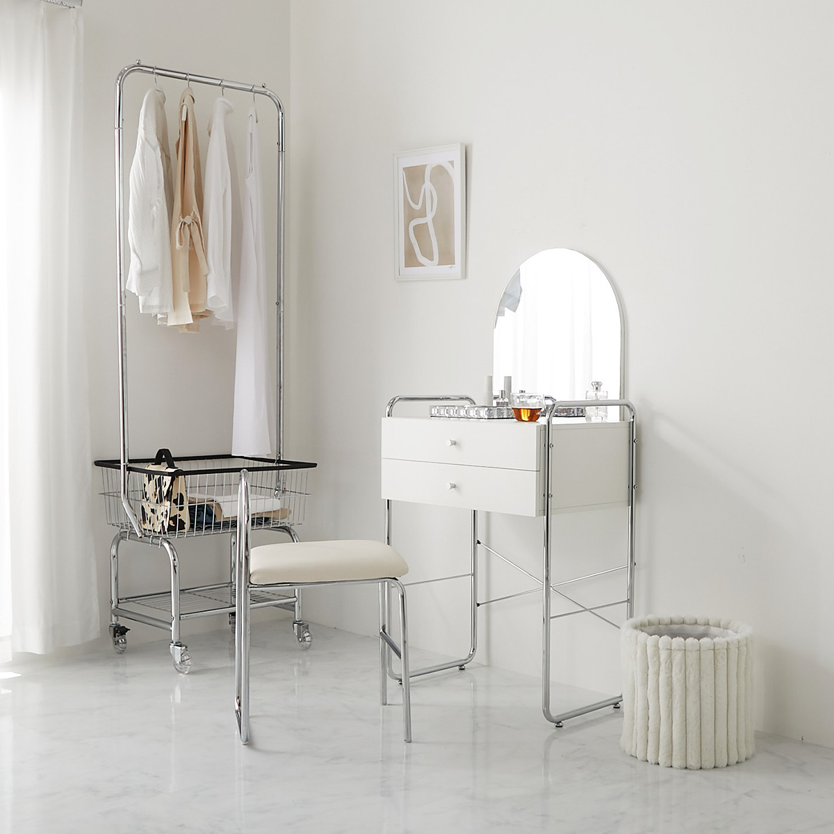 ホワイトインテリアに合わせたイメージ