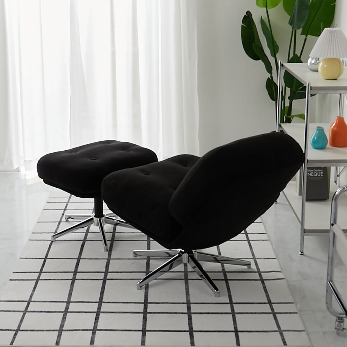 ゆったりとくつろいでいる様子