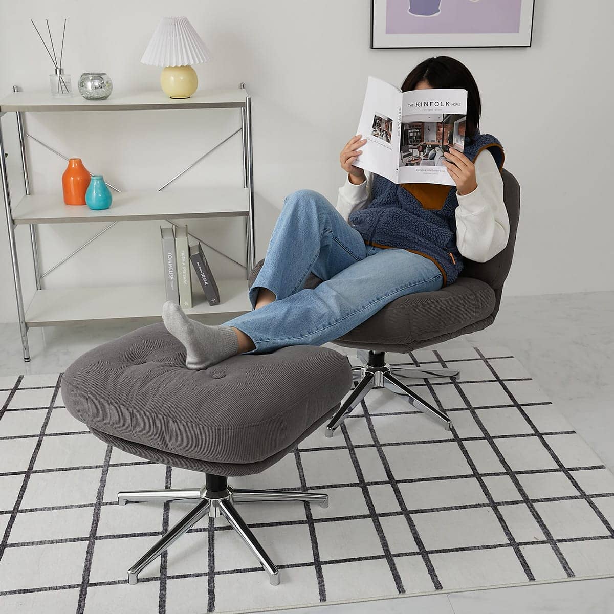 寝転んでいる様子