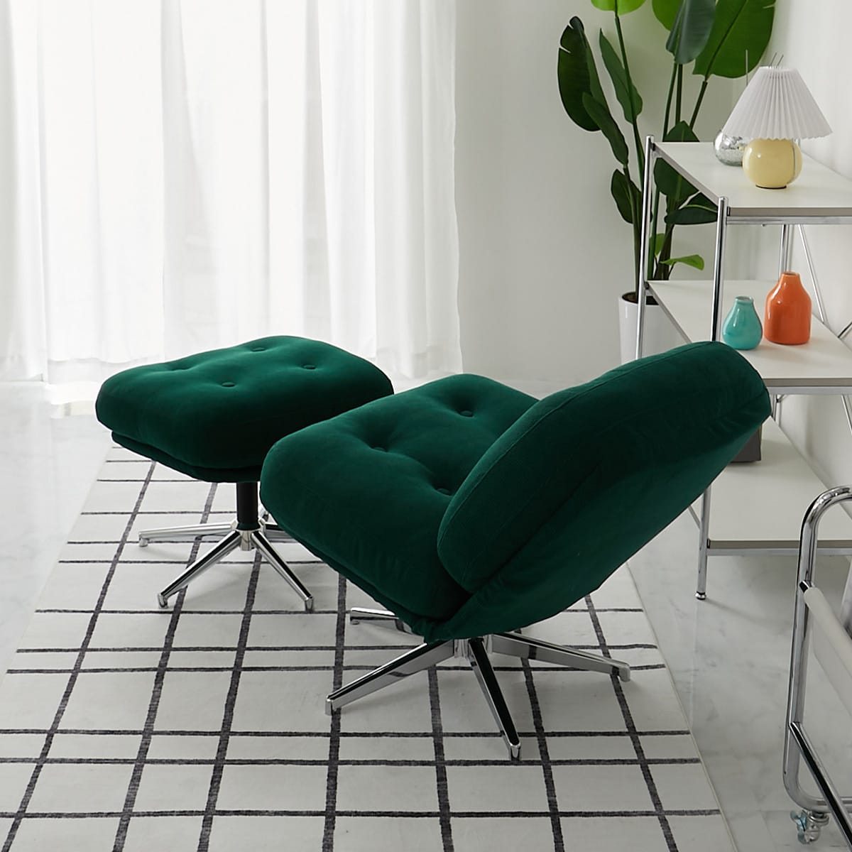 ゆったりとくつろいでいる様子