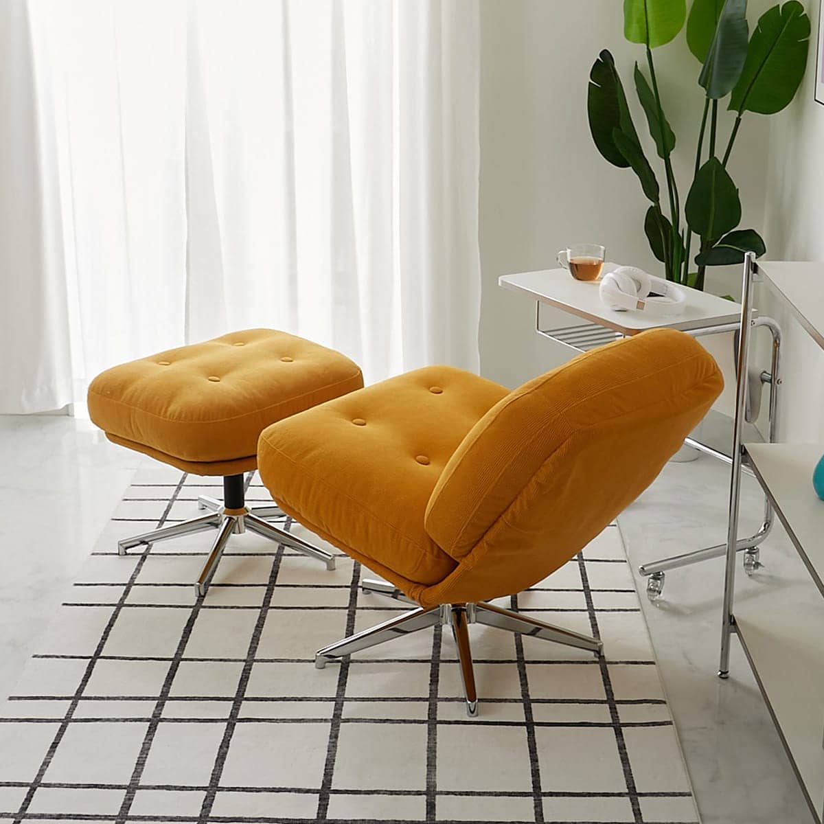 ゆったりとくつろいでいる様子