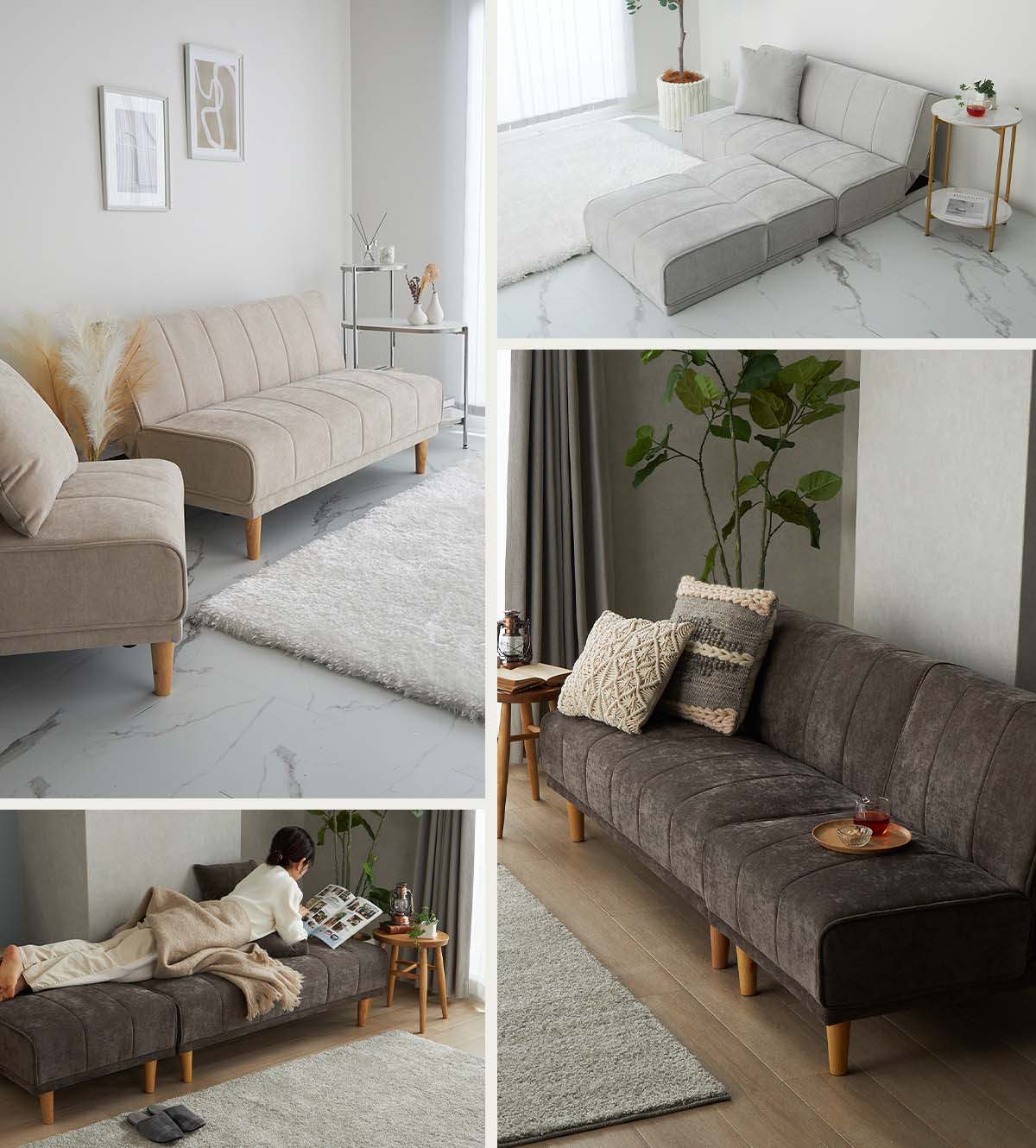 シリーンを使用したさまざまなイメージ