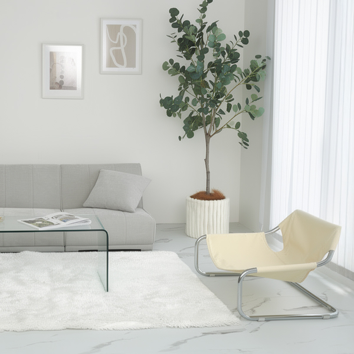 ペットベッドを横から見た様子