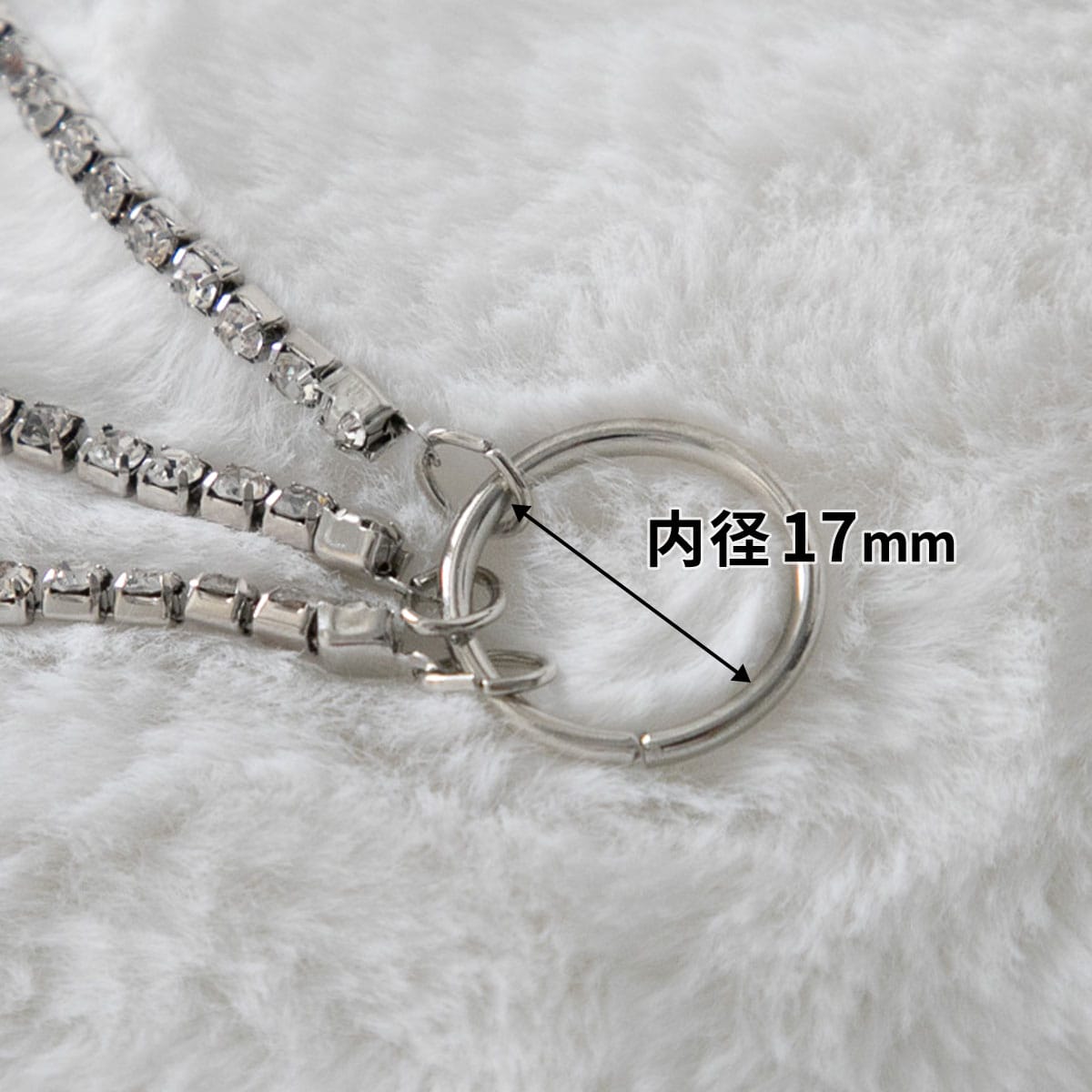 ステンレスリングのアップ画像